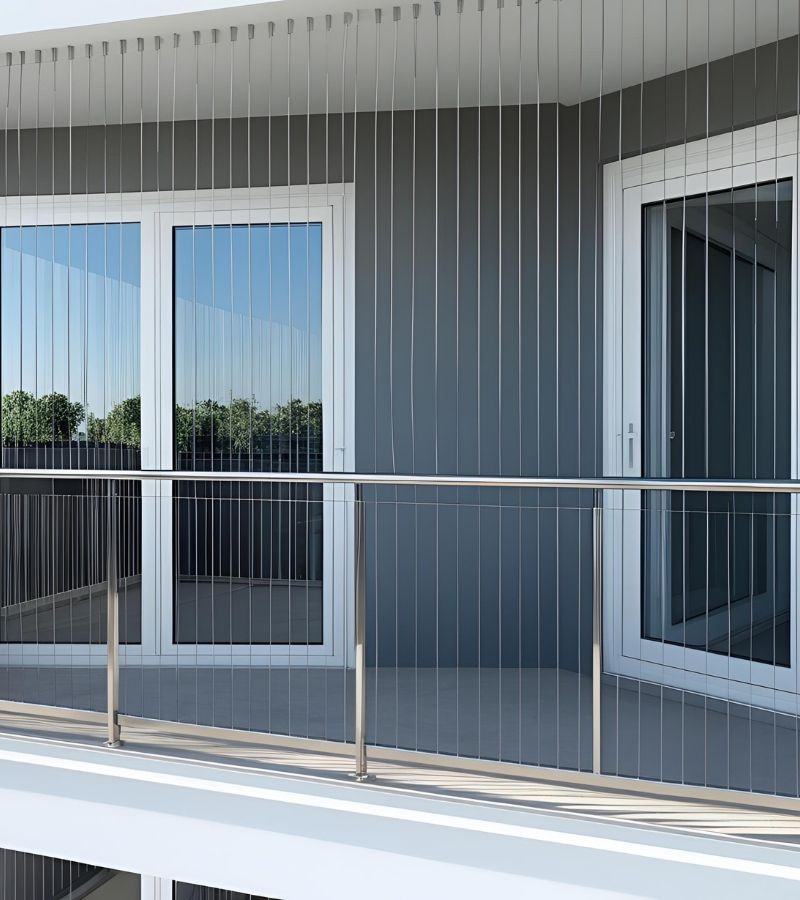 Invisible grills for windows