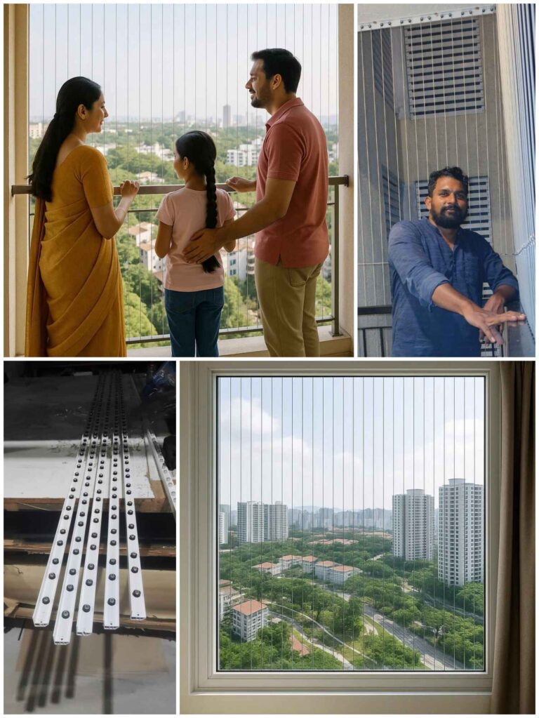Safety Nets & Invisible Grills In Chennai