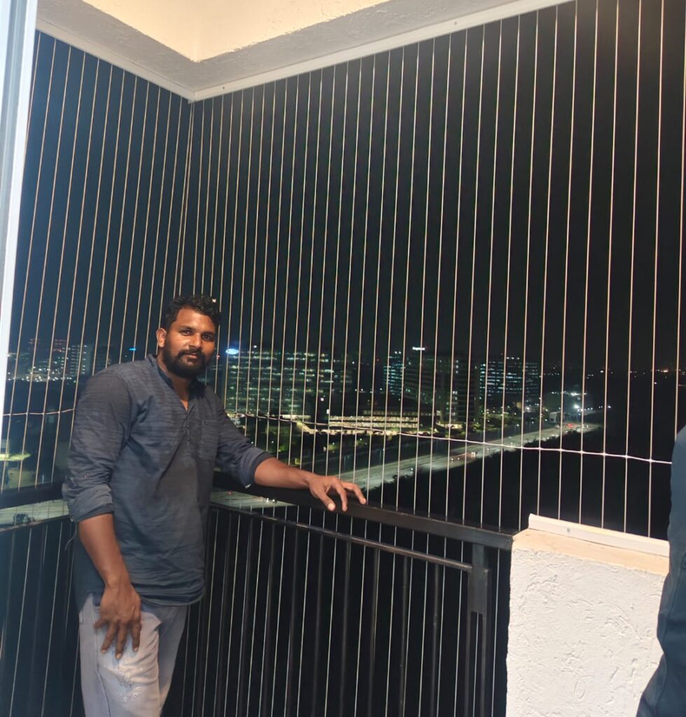 SS Invisible grills in Chennai installation done by GSA Enterprises