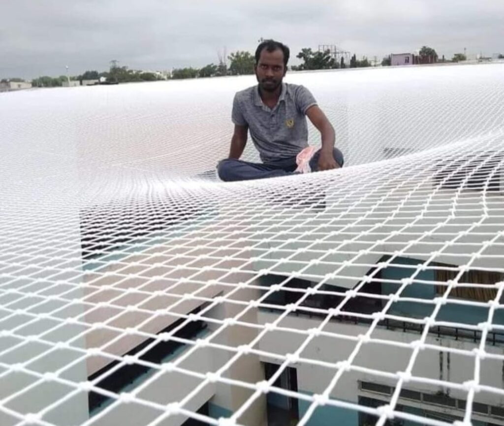 Terrace safety nets in Chennai by GSA Enterprises