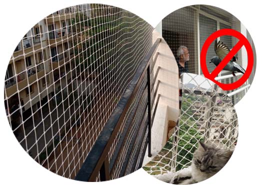 Pigeon safety nets in Velachery installation by GSA Enterprises in chennai