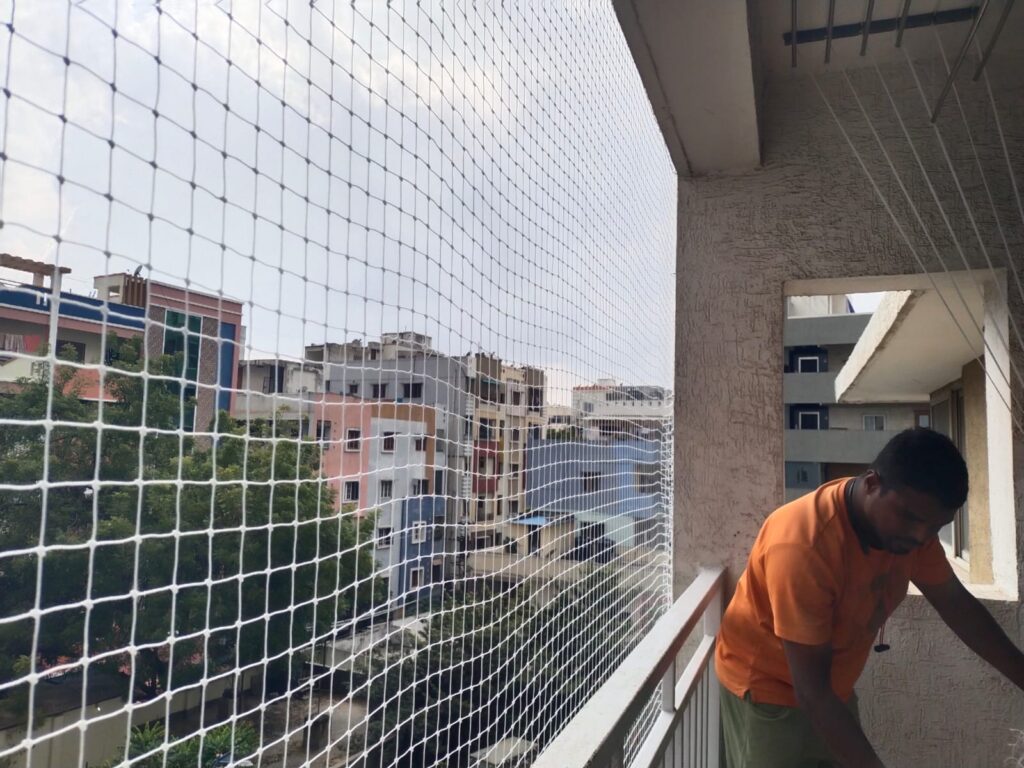Pigeon Safety Nets in Chennai, Installation Done By GSA Enterprises