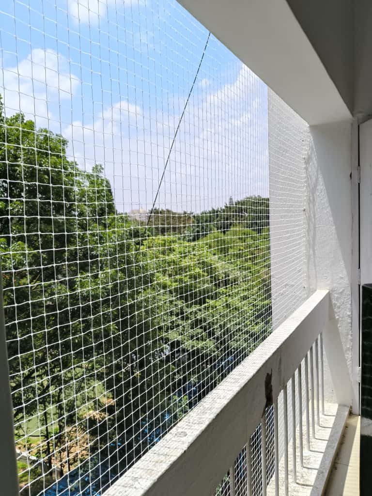 Balcony Safety Nets installation in Velachery by GSA Enterprises in chennai