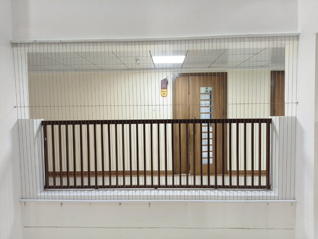 Invisible Grills Installation in Chennai by GSA Enterprises for Modern Balcony Safety