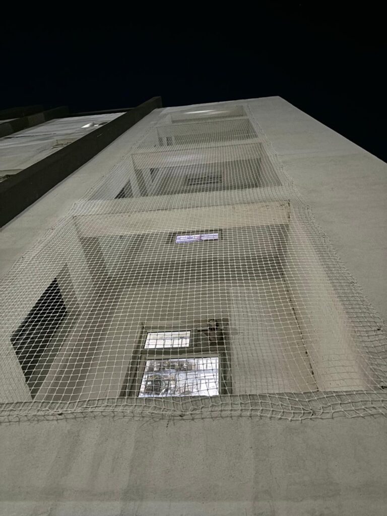 Best Quality Net Installed in the building in Chennai by GSA ENTERPRISES