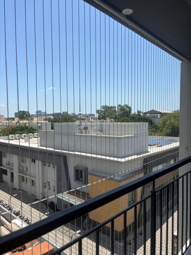 Premium Balcony Invisible Grills in Madurai for Modern Homes by gsaenterprises