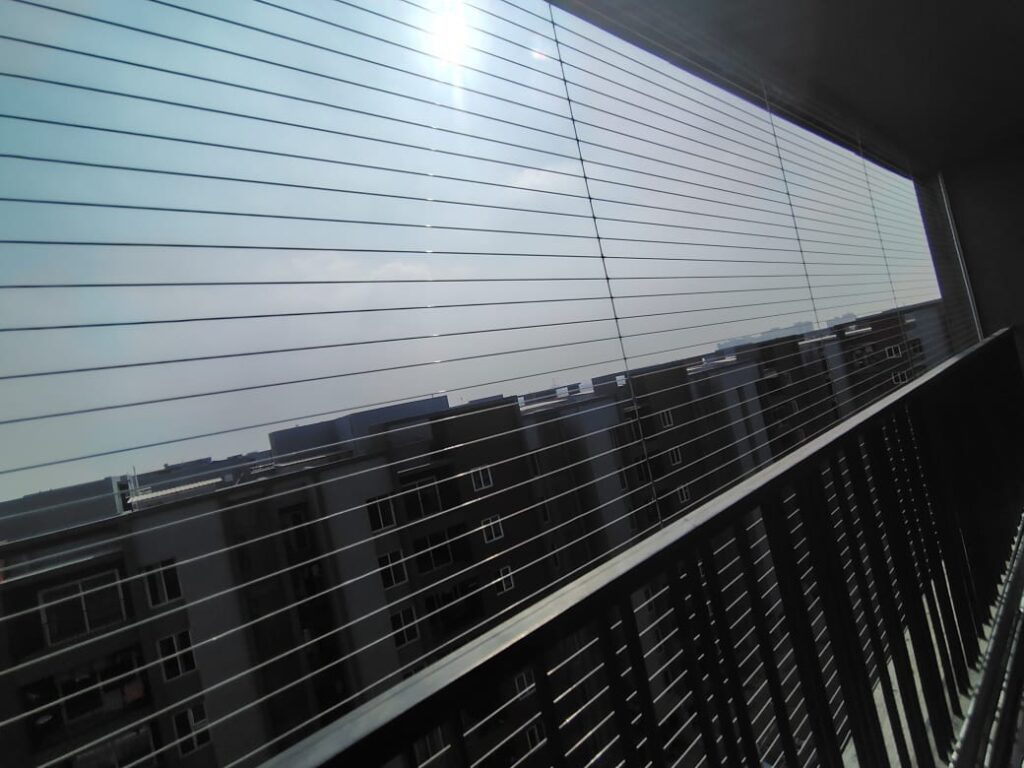 Installation of invisible grill for window in Coimbatore price is very low by GSA Enterprises