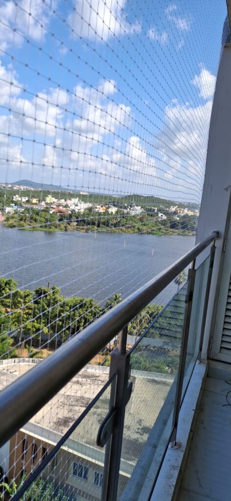 Balcony children safety nets in Chennai by GSA Enterprises