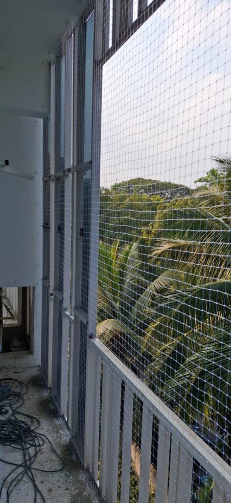 GSA Enterprises provides monkey safety nets in Velachery