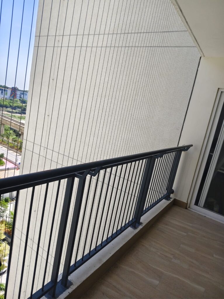 Invisible grills for balcony in Chennai by GSA Enterprises in chennai