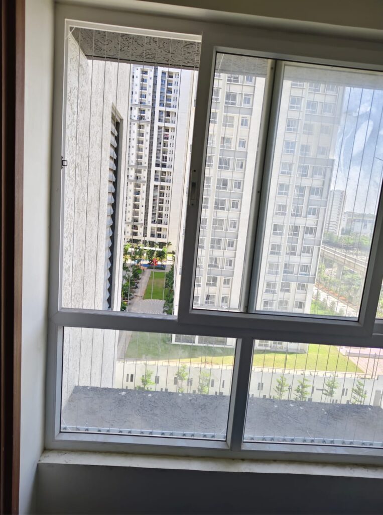 Invisible grill for windows in Madurai by GSA Enterprises
